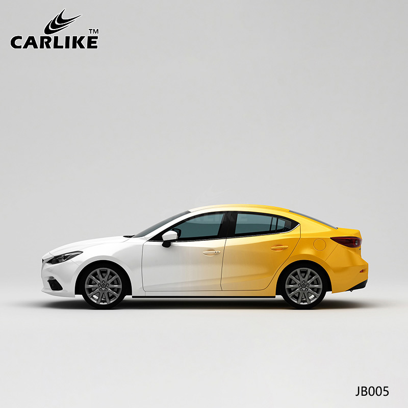 CARLIKE卡莱克™CL-JB-005马自达白橙渐变整车改色