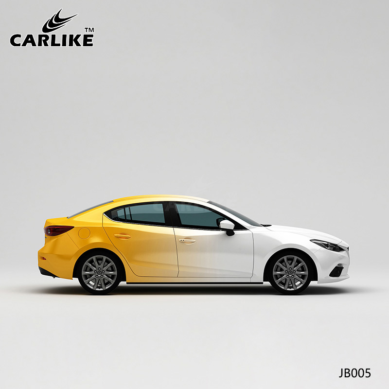 CARLIKE卡莱克™CL-JB-005马自达白橙渐变整车改色