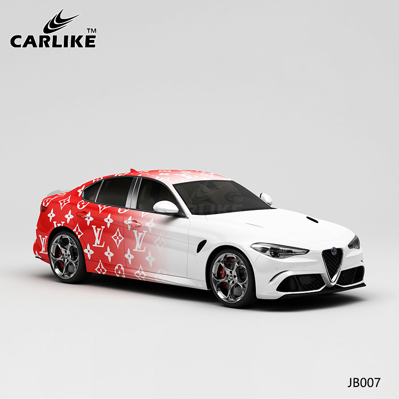 CARLIKE卡莱克™CL-JB-007阿尔法白红LV渐变整车改色