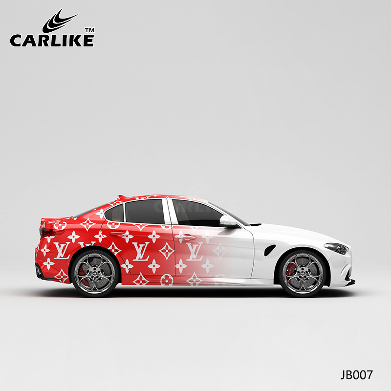 CARLIKE卡莱克™CL-JB-007阿尔法白红LV渐变整车改色