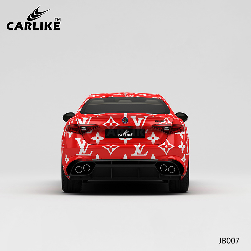 CARLIKE卡莱克™CL-JB-007阿尔法白红LV渐变整车改色