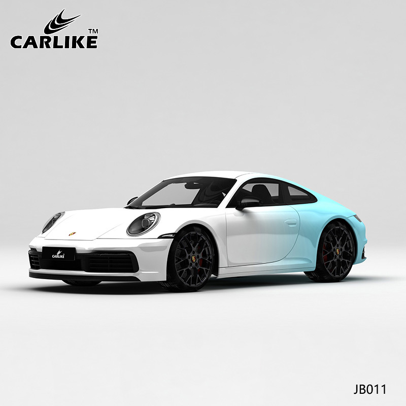 CARLIKE卡莱克™CL-JB-011保时捷白蓝渐变全车改色