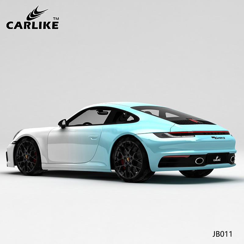 CARLIKE卡莱克™CL-JB-011保时捷白蓝渐变全车改色