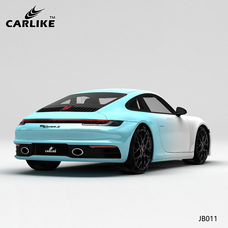 CARLIKE卡莱克™CL-JB-011保时捷白蓝渐变全车改色