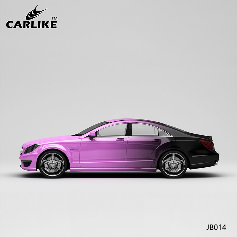 CARLIKE卡莱克™CL-JB-014奔驰冰玫粉变黑车身贴膜