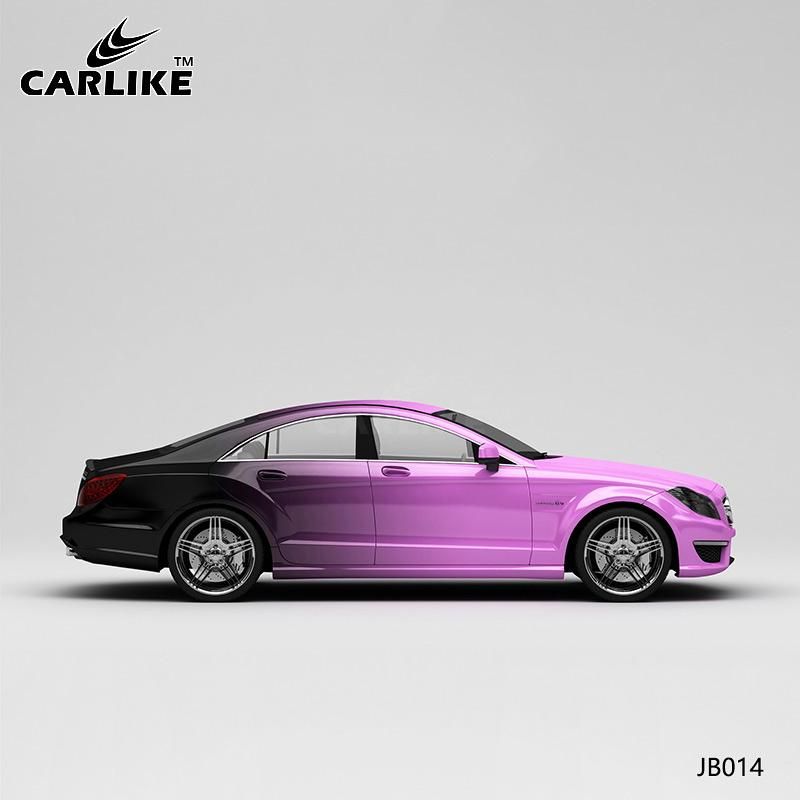 CARLIKE卡莱克™CL-JB-014奔驰冰玫粉变黑车身贴膜
