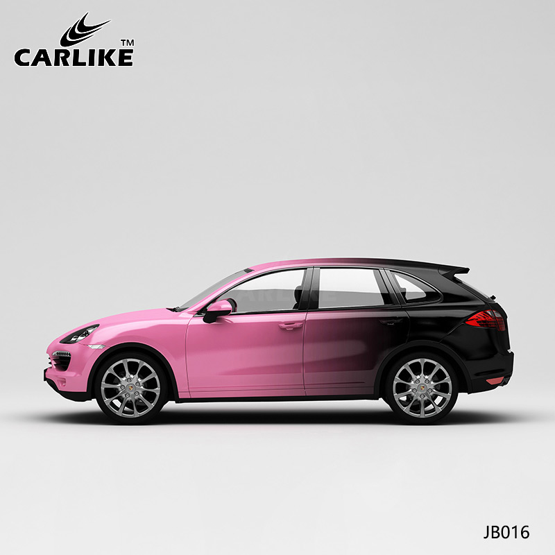 CARLIKE卡莱克™CL-JB-016保时捷粉黑渐变汽车改色