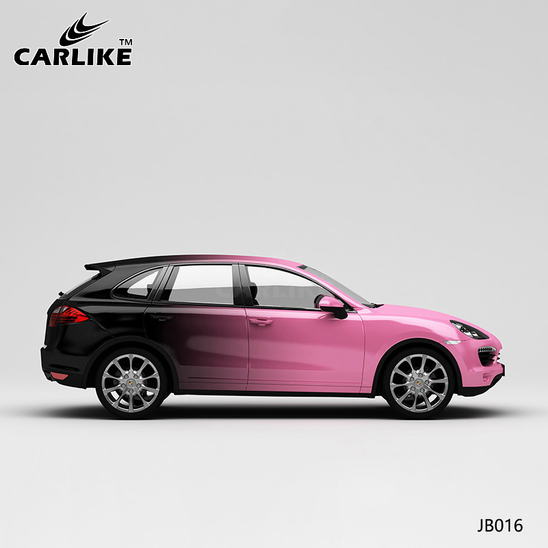 CARLIKE卡莱克™CL-JB-016保时捷粉黑渐变汽车改色