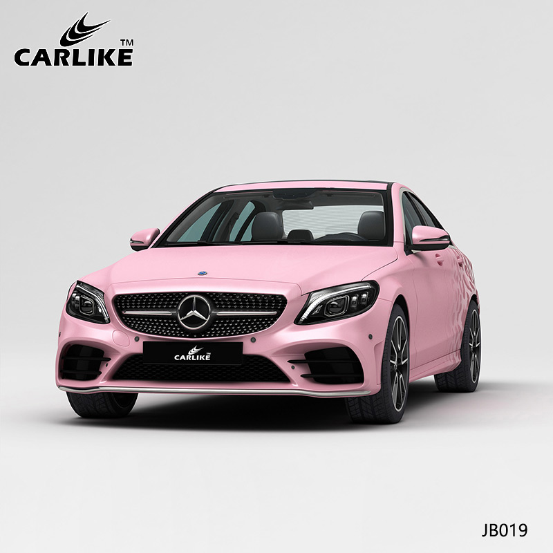 CARLIKE卡莱克™CL-JB-019奔驰粉色豹纹渐变全车改色