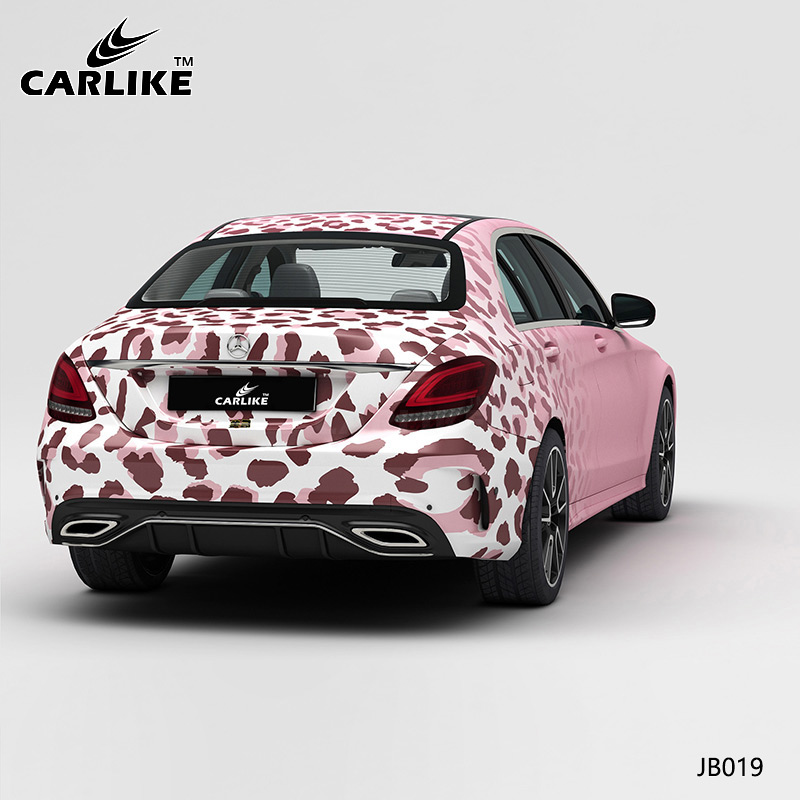 CARLIKE卡莱克™CL-JB-019奔驰粉色豹纹渐变全车改色