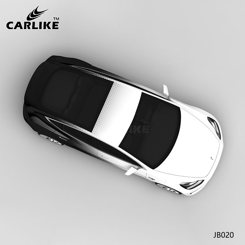 CARLIKE卡莱克™CL-JB-020特斯拉黑白点状斜点渐变全车改色