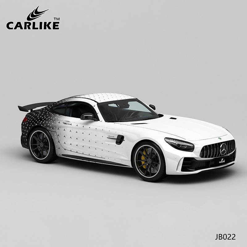 CARLIKE卡莱克™CL-JB-022奔驰黑白星标渐变全车改色