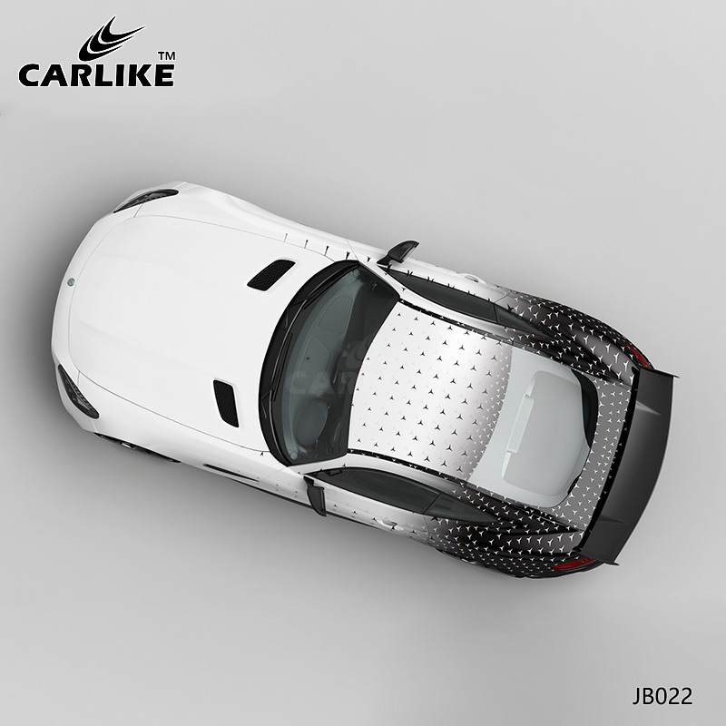 CARLIKE卡莱克™CL-JB-022奔驰黑白星标渐变全车改色