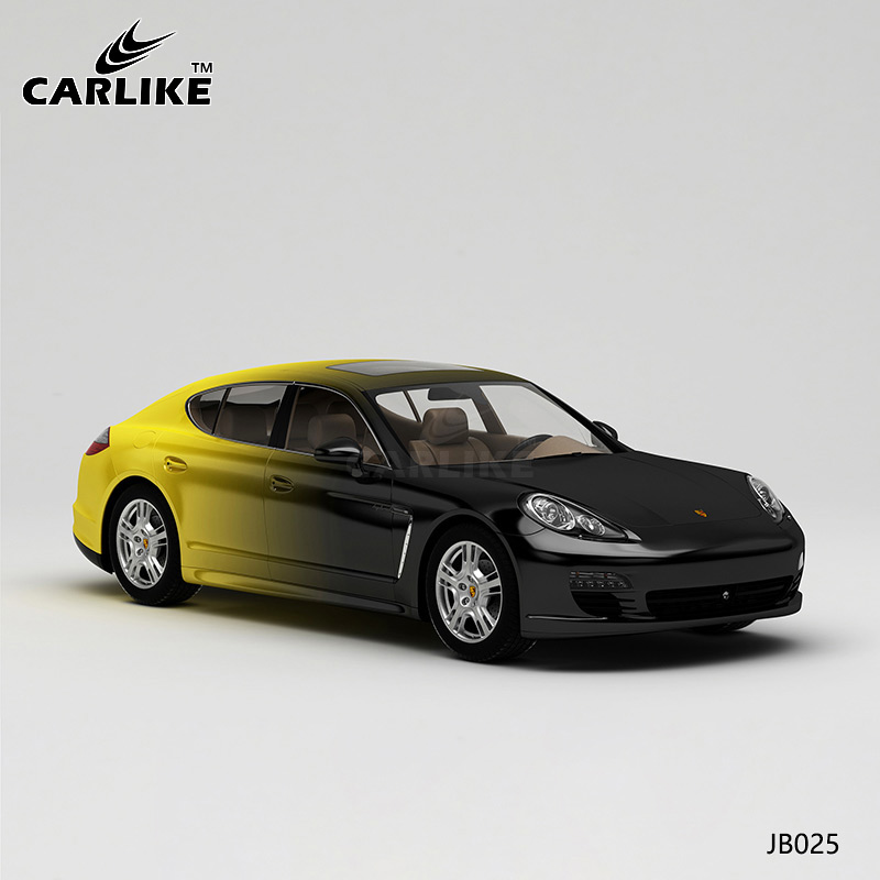 CARLIKE卡莱克™CL-JB-025保时捷黑黄渐变全车改色