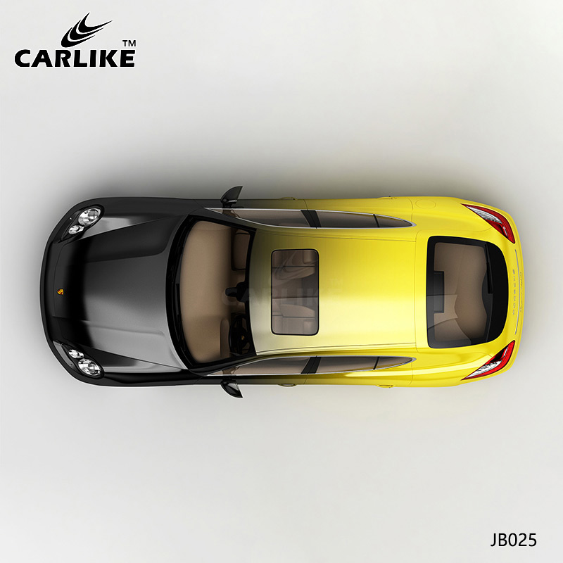 CARLIKE卡莱克™CL-JB-025保时捷黑黄渐变全车改色