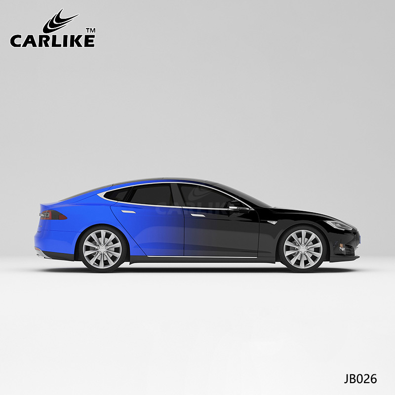 CARLIKE卡莱克™CL-JB-026特斯拉黑蓝渐变全车改色