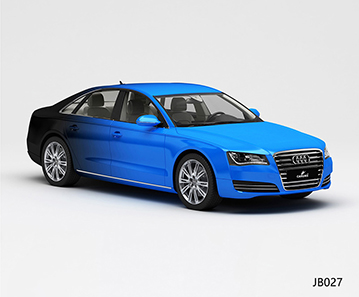 CARLIKE卡莱克™CL-JB-027奥迪黑蓝渐变整车贴膜
