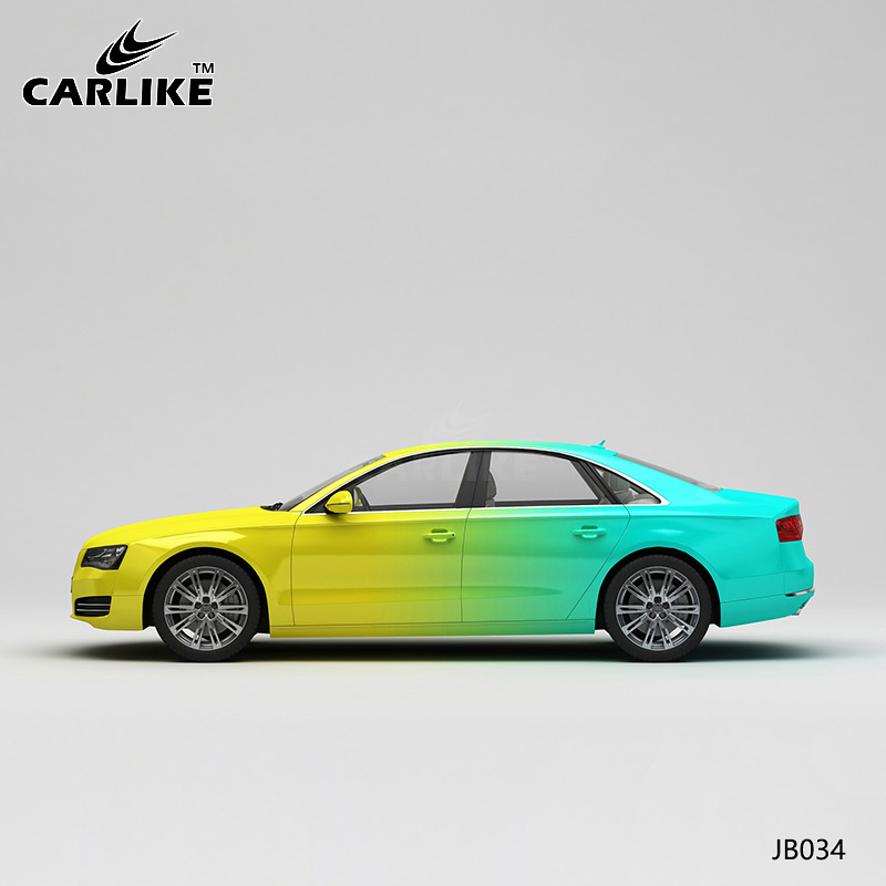 CARLIKE卡莱克™CL-JB-034奥迪黄蓝渐变全车贴膜