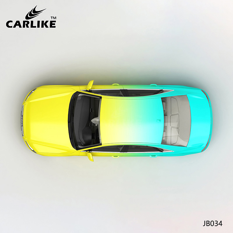 CARLIKE卡莱克™CL-JB-034奥迪黄蓝渐变全车贴膜