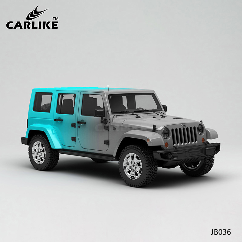 CARLIKE卡莱克™CL-JB-036吉普灰蓝渐变全车改色