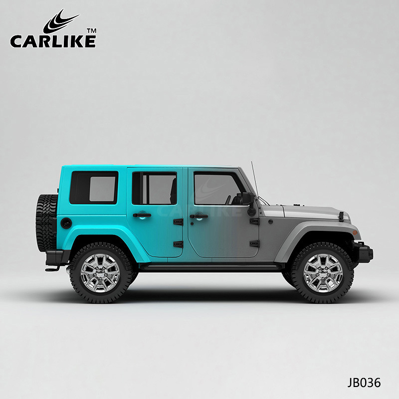 CARLIKE卡莱克™CL-JB-036吉普灰蓝渐变全车改色