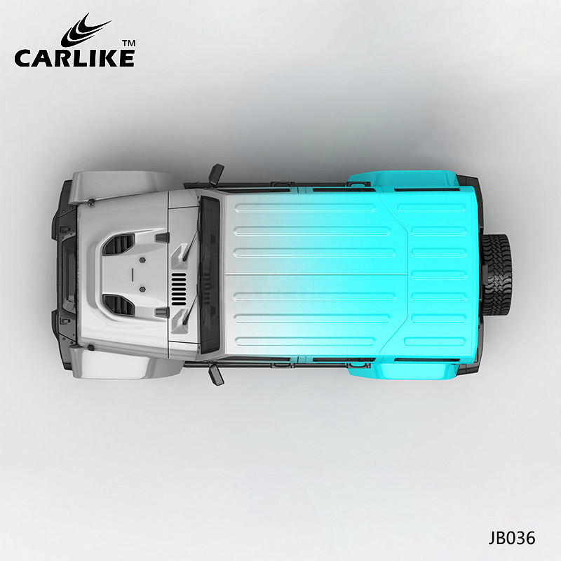 CARLIKE卡莱克™CL-JB-036吉普灰蓝渐变全车改色