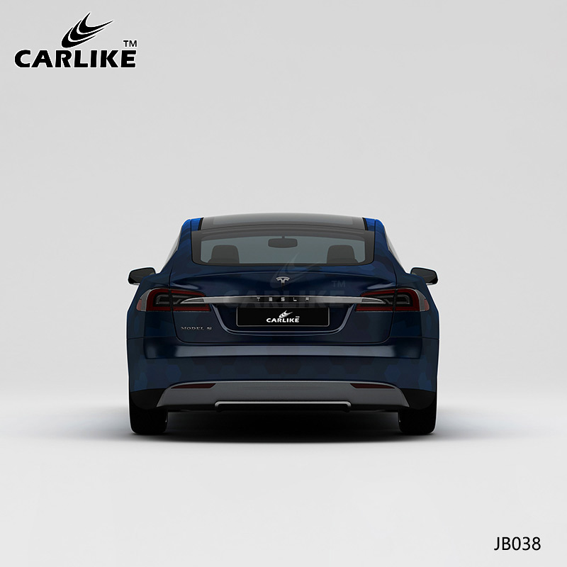 CARLIKE卡莱克™CL-JB-037保时捷蓝红渐变车身改色