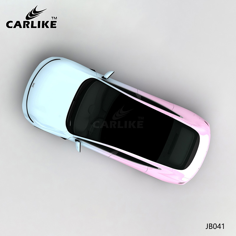 CARLIKE卡莱克™CL-JB-041小鹏浅蓝变浅粉车身改色