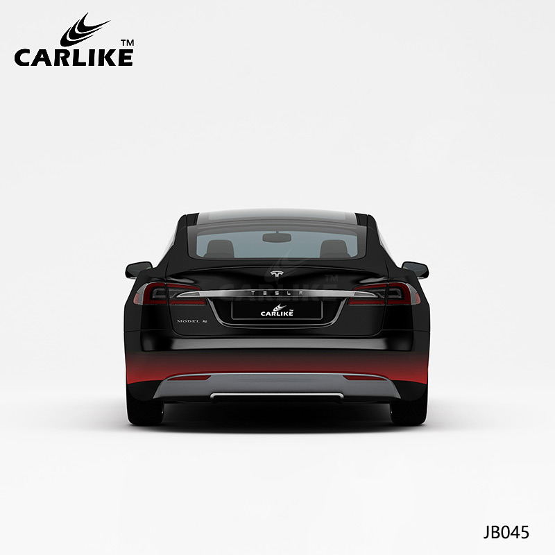 CARLIKE卡莱克™CL-JB-045特斯拉上黑下红车身改色