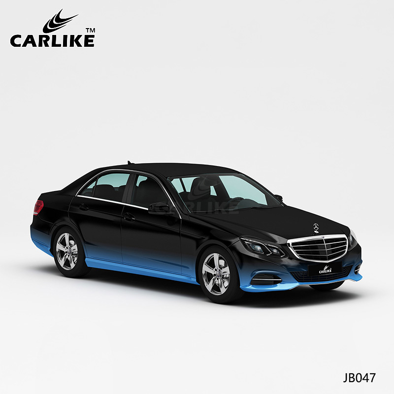 CARLIKE卡莱克™CL-JB-047奔驰上黑下蓝车身贴膜