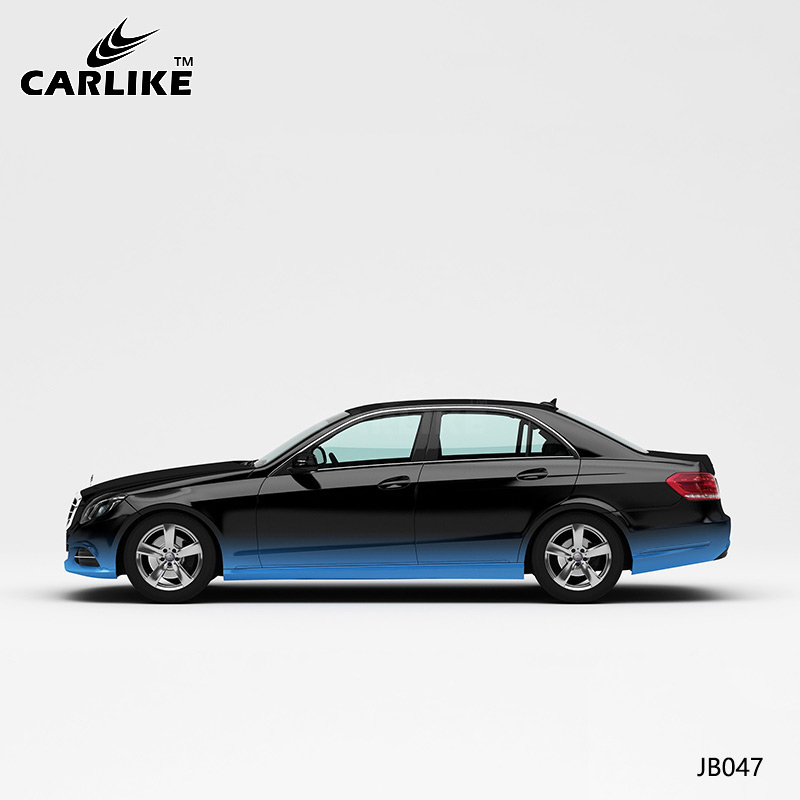 CARLIKE卡莱克™CL-JB-047奔驰上黑下蓝车身贴膜