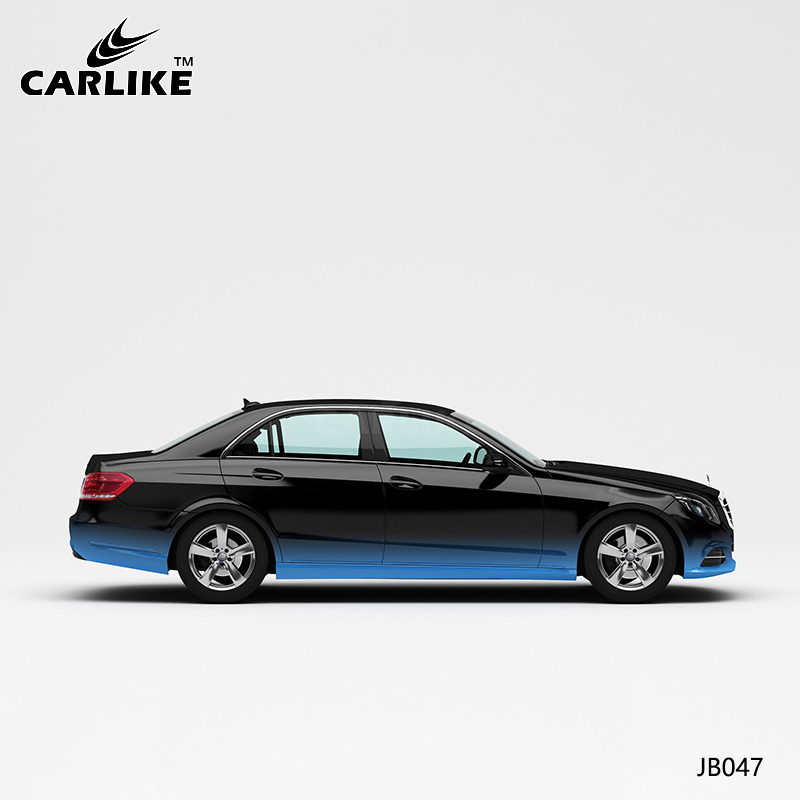 CARLIKE卡莱克™CL-JB-047奔驰上黑下蓝车身贴膜