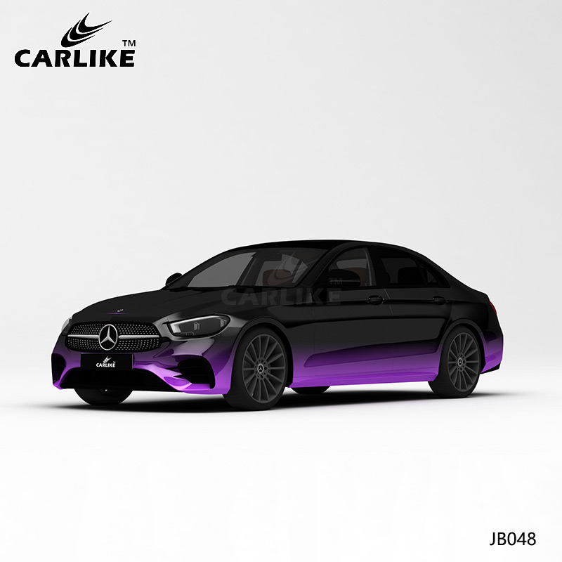 CARLIKE卡莱克™CL-JB-048奔驰上黑下紫全车改色