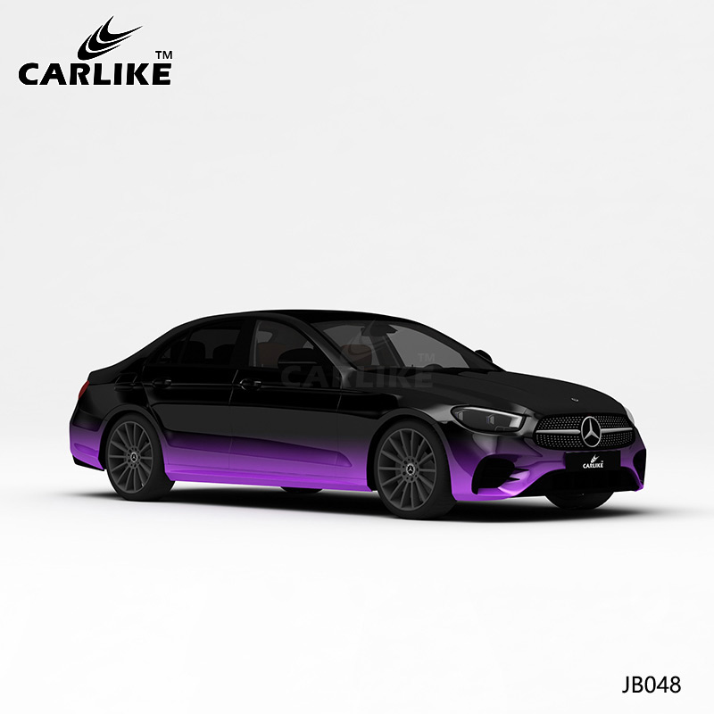 CARLIKE卡莱克™CL-JB-048奔驰上黑下紫全车改色