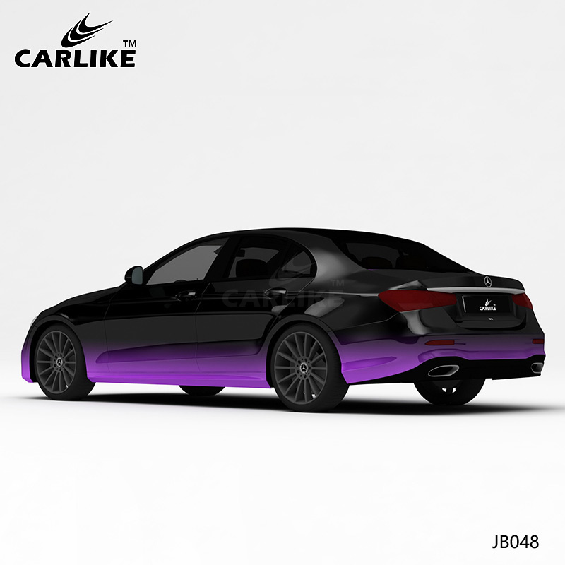 CARLIKE卡莱克™CL-JB-048奔驰上黑下紫全车改色