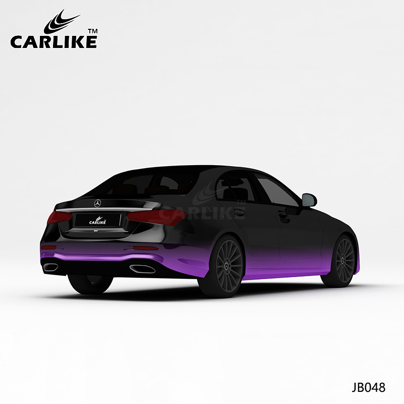 CARLIKE卡莱克™CL-JB-048奔驰上黑下紫全车改色