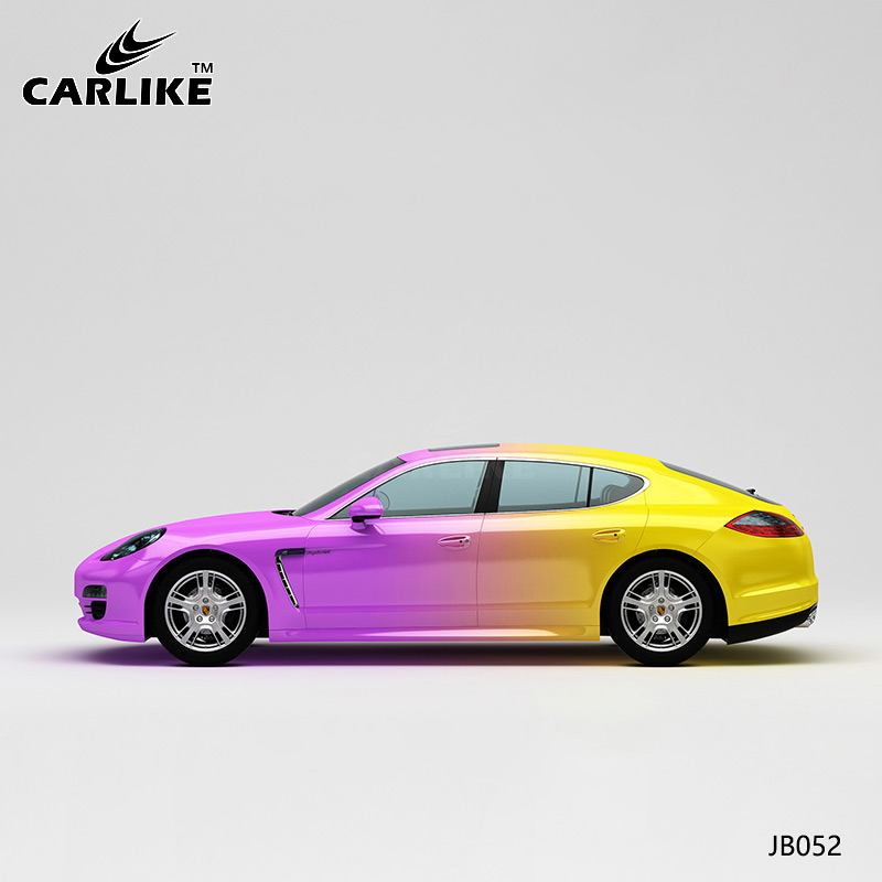 CARLIKE卡莱克™CL-JB-052保时捷紫黄渐变全车改色