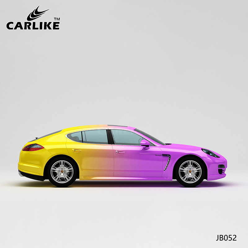 CARLIKE卡莱克™CL-JB-052保时捷紫黄渐变全车改色