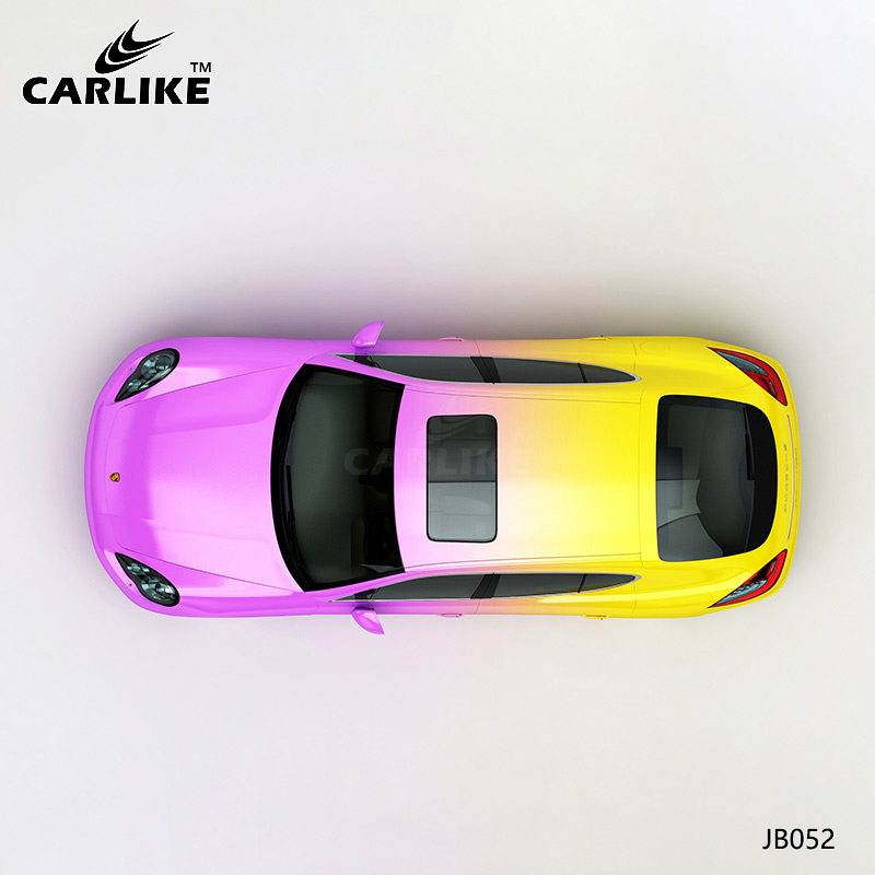 CARLIKE卡莱克™CL-JB-052保时捷紫黄渐变全车改色