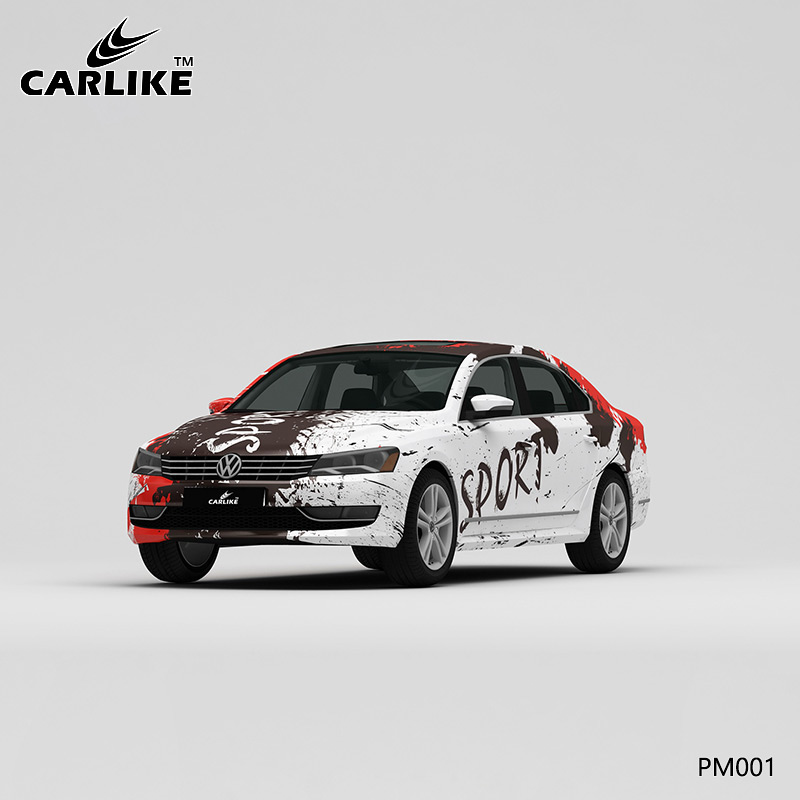 CARLIKE卡莱克™CL-PM-001大众SPORT彩色泼墨汽车彩绘