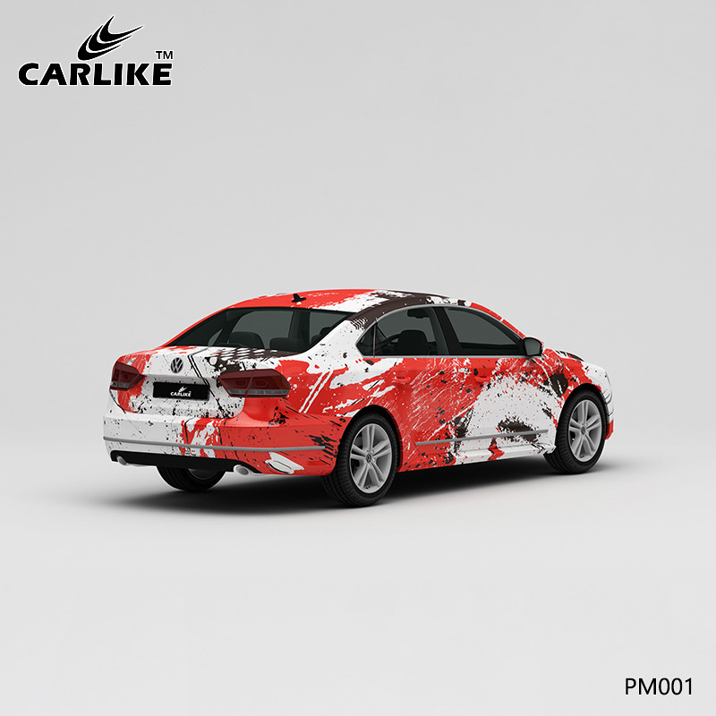 CARLIKE卡莱克™CL-PM-001大众SPORT彩色泼墨汽车彩绘