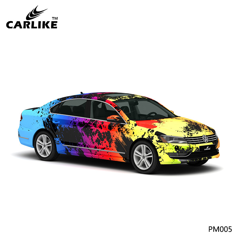 CARLIKE卡莱克™CL-PM-005大众彩色泼墨汽车改色