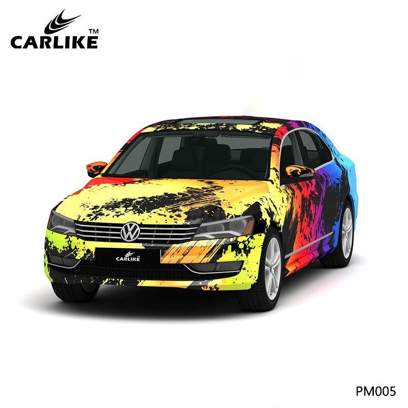 CARLIKE卡莱克™CL-PM-005大众彩色泼墨汽车改色