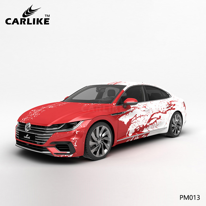 CARLIKE卡莱克™CL-PM-013大众血迹泼墨全车贴膜