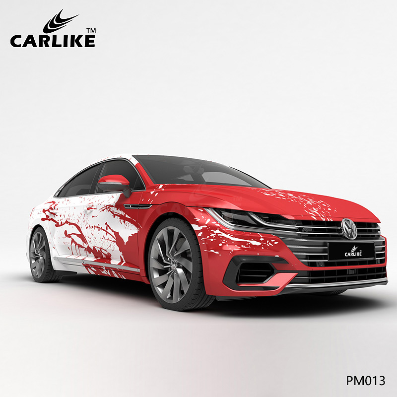 CARLIKE卡莱克™CL-PM-013大众血迹泼墨全车贴膜