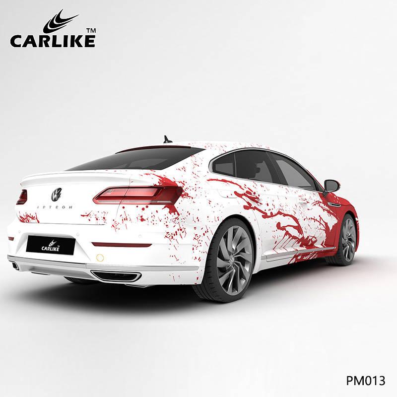 CARLIKE卡莱克™CL-PM-013大众血迹泼墨全车贴膜