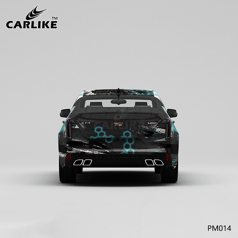 CARLIKE卡莱克™CL-PM-014凯迪拉克做旧泼墨全车改色