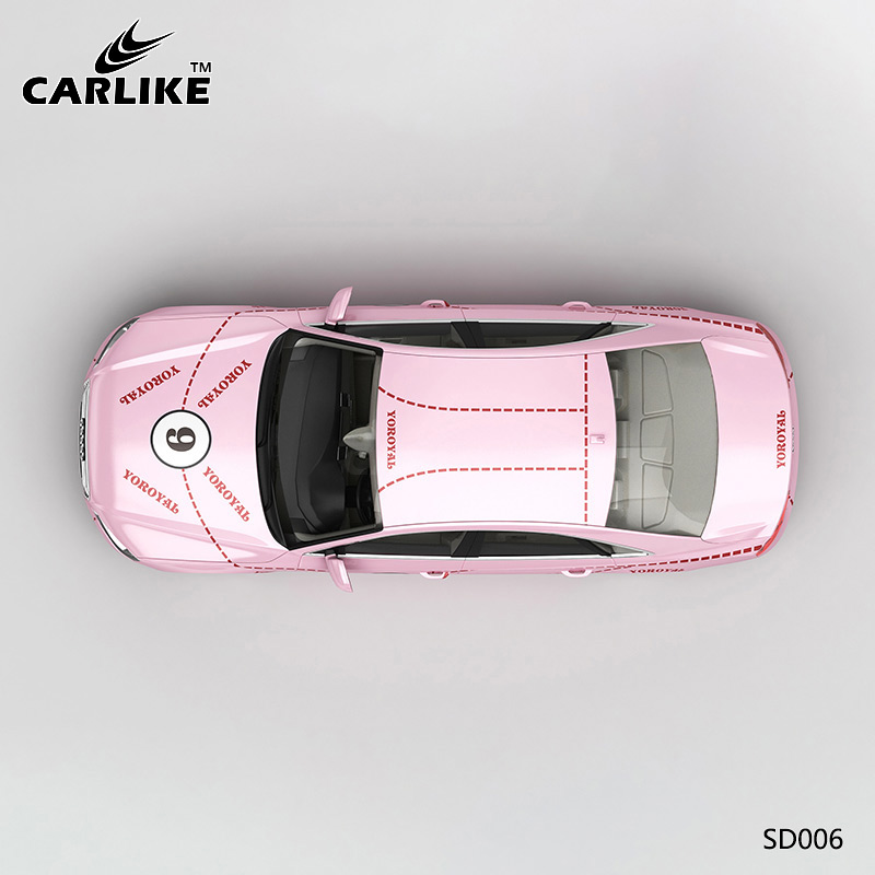 CARLIKE卡莱克™CL-SD-006奥迪粉猪涂装车身贴膜