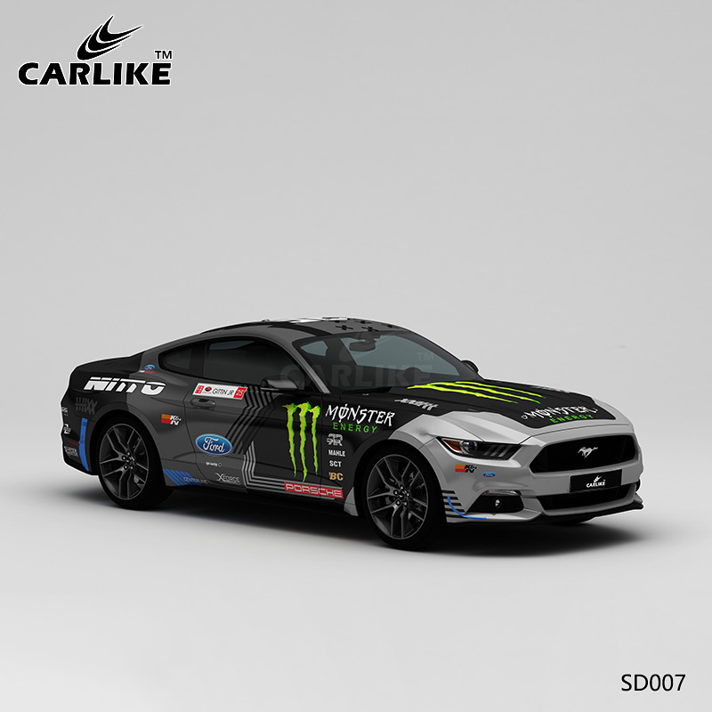 CARLIKE卡莱克™CL-SD-007野马鬼爪赛道涂装整车改色