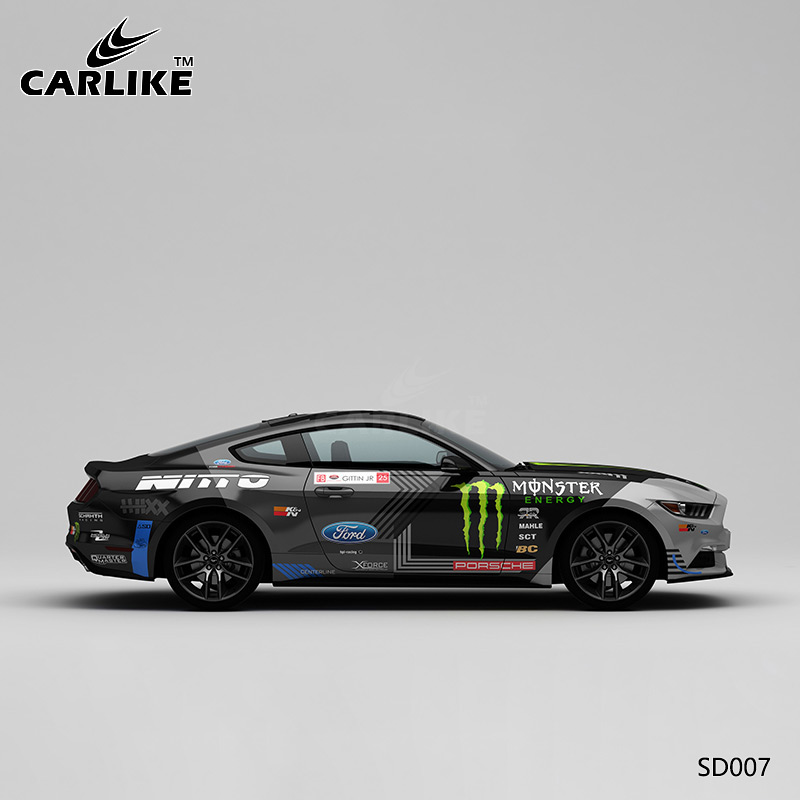 CARLIKE卡莱克™CL-SD-007野马鬼爪赛道涂装整车改色